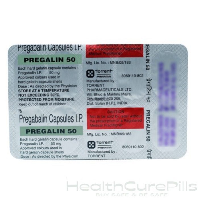 Pregalin 50mg | Pregabalin (Anticonvulsants) | Treats Epilepsy & Partial-Onset Seizures